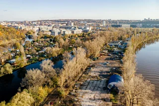 Prague's newest green space is planned for a recreated island in the Karlín and Libeň districts