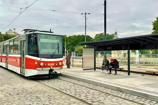 Busy Prague junction welcomes back trams, puts pedestrians first