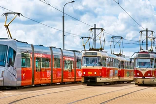 Trams in Prague. Shutterstock by Michaela Jilkova